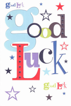 Bright and buoyant, this Forest Gate-inspired good luck card is a testament to local support and vibrant creativity. Against a flawless white backdrop, the phrase 'Good Luck' springs forward in layered fonts and painterly colours-each letter a collage of baby blue brilliance, mossy green touches, and deep cherry reds that echo the energy of Forest Lane. The bold initial 'g' leads a cascade of gently varied shapes, punctuated with dazzling stars in navy, soft lavender, and splashes of fresh green, reminiscient of dappled light through Valentine Park trees. There is a tactile joy to its clean surface-run your fingers across, and you can almost feel the sincerity behind the wish. As playful stars drift and dim, they bring forth smiles of anticipation and hope, recalling the buzz of a local crowd as someone embarks on a new chapter. This card, crafted with care like every bespoke bouquet from Flower Delivery Forest Gate, brings people together-whether for a friend's big audition or a neighbour's first day at a new school. Designed as a keepsake that captures Forest Gate's genuine warmth, it radiates encouragement as naturally as the lively conversations found near Forest Gate station. Handing it over, you feel the pulse of a heartfelt community wish, destined to inspire 'good luck' wherever it's received.
